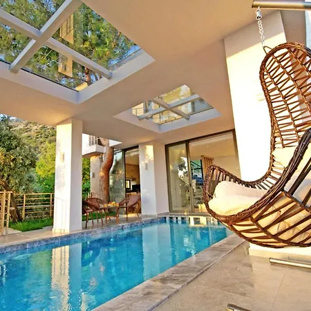 Villa With A Private Heated Pool, Jacuzzi, Overlooking Spectacular Views Of The Sea Kaş Exterior photo